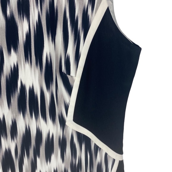 Planet Sleeveless Ikat Fully Lined Dress Zip Up Back  - Size 14 - Picture 3 of 12